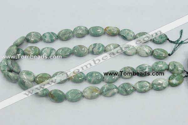 CCJ50 15.5 inches 13*18mm oval African jade gemstone beads