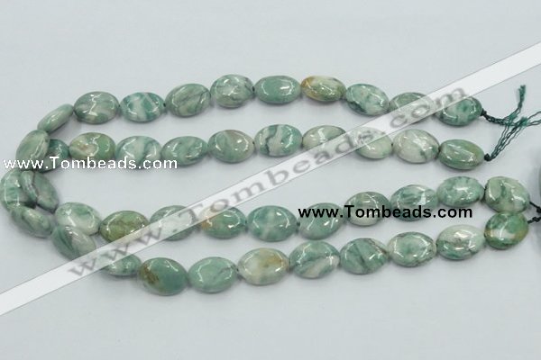 CCJ50 15.5 inches 13*18mm oval African jade gemstone beads
