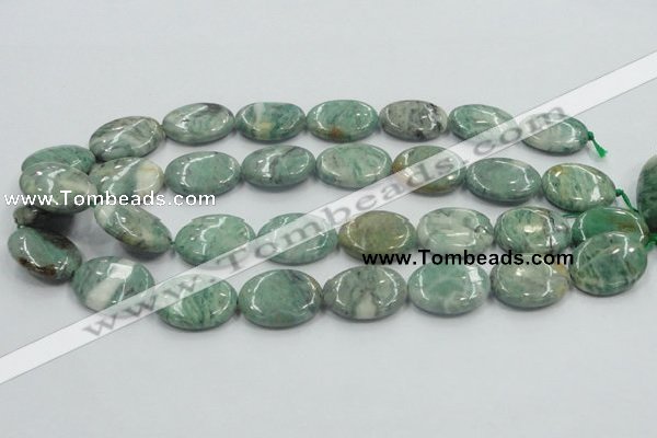 CCJ51 15.5 inches 18*25mm oval African jade gemstone beads