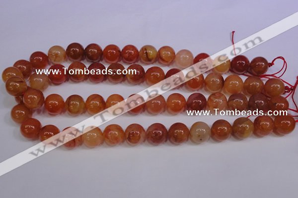 CCL06 15 inches 14mm round carnelian gemstone beads wholesale