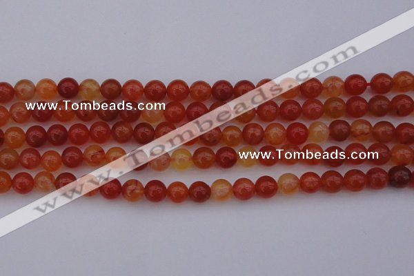 CCL62 15.5 inches 8mm round carnelian gemstone beads wholesale