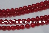 CCN05 15.5 inches 4mm round candy jade beads wholesale