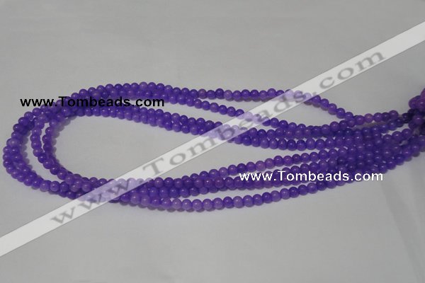 CCN09 15.5 inches 4mm round candy jade beads wholesale