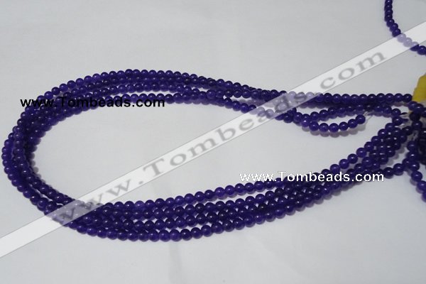 CCN10 15.5 inches 4mm round candy jade beads wholesale