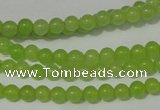 CCN11 15.5 inches 4mm round candy jade beads wholesale