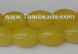 CCN111 15.5 inches 12*16mm rice candy jade beads wholesale