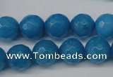 CCN1204 15.5 inches 12mm faceted round candy jade beads wholesale