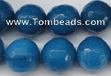 CCN1206 15.5 inches 16mm faceted round candy jade beads wholesale