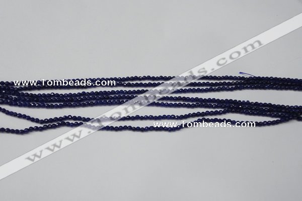 CCN1210 15.5 inches 3mm faceted round candy jade beads wholesale