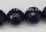 CCN1219 15.5 inches 20mm faceted round candy jade beads wholesale