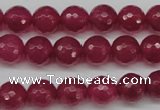 CCN1234 15.5 inches 10mm faceted round candy jade beads wholesale