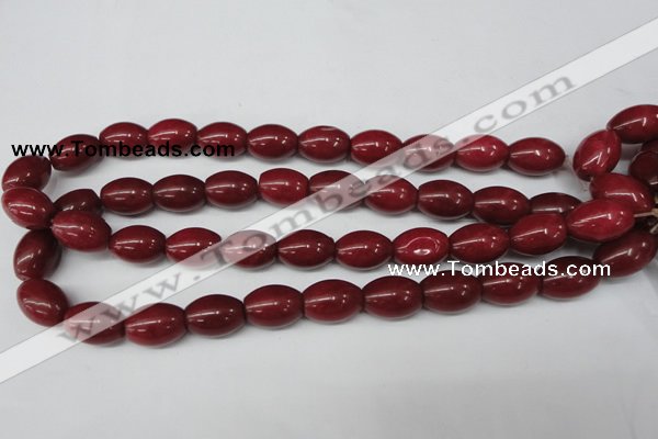 CCN125 15.5 inches 13*18mm rice candy jade beads wholesale