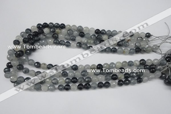 CCN1263 15.5 inches 8mm faceted round candy jade beads wholesale