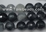 CCN1265 15.5 inches 12mm faceted round candy jade beads wholesale