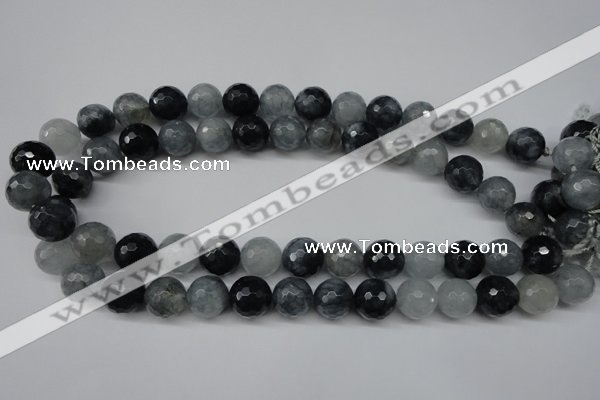 CCN1266 15.5 inches 14mm faceted round candy jade beads wholesale