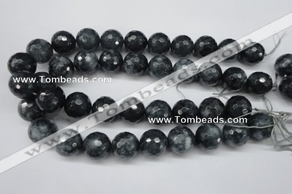 CCN1269 15.5 inches 20mm faceted round candy jade beads wholesale