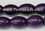 CCN127 15.5 inches 13*18mm rice candy jade beads wholesale