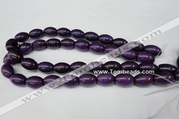 CCN127 15.5 inches 13*18mm rice candy jade beads wholesale