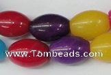 CCN128 15.5 inches 13*18mm rice candy jade beads wholesale