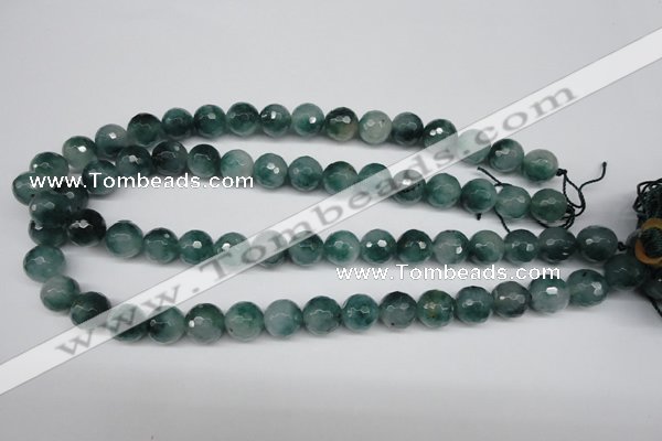 CCN1285 15.5 inches 12mm faceted round rainbow candy jade beads