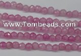 CCN1316 15.5 inches 3mm faceted round candy jade beads wholesale