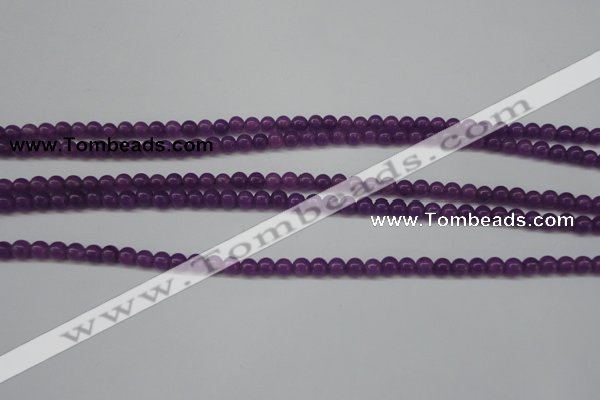 CCN1340 15.5 inches 4mm round candy jade beads wholesale