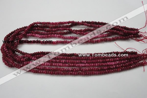 CCN1350 15.5 inches 2*4mm faceted rondelle candy jade beads