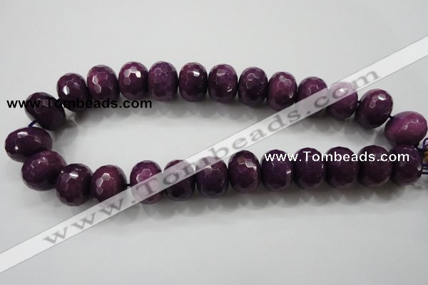 CCN1379 15.5 inches 15*20mm faceted rondelle candy jade beads