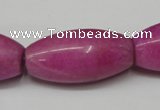 CCN138 15.5 inches 15*30mm rice candy jade beads wholesale