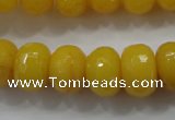 CCN1396 15.5 inches 10*14mm faceted rondelle candy jade beads