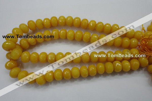 CCN1397 15.5 inches 12*16mm faceted rondelle candy jade beads