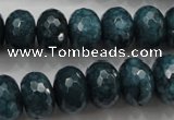 CCN1426 15.5 inches 10*14mm faceted rondelle candy jade beads