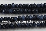 CCN1432 15.5 inches 4*6mm faceted rondelle candy jade beads