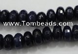 CCN1434 15.5 inches 6*10mm faceted rondelle candy jade beads