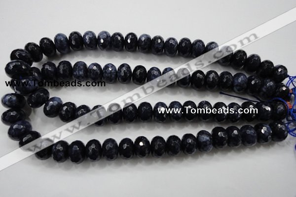 CCN1436 15.5 inches 10*14mm faceted rondelle candy jade beads