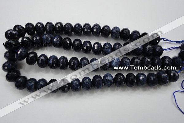 CCN1437 15.5 inches 12*16mm faceted rondelle candy jade beads