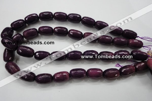 CCN1505 15.5 inches 13*20mm faceted drum candy jade beads wholesale