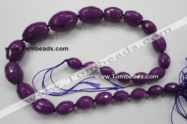 CCN1512 15.5 inches 10*14mm – 20*30mm faceted rice candy jade beads