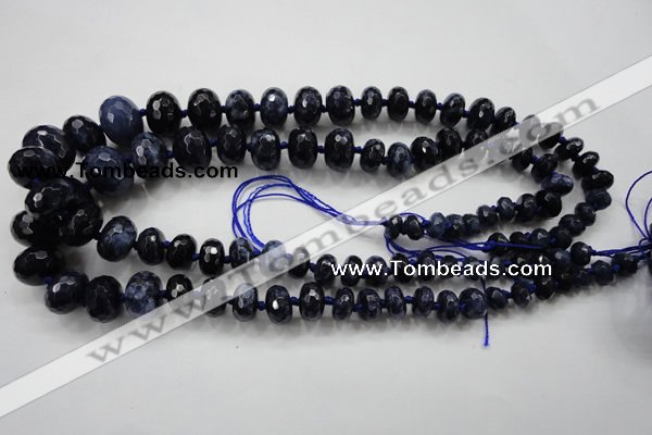 CCN1520 15.5 inches 5*8mm - 13*18mm faceted rondelle candy jade beads