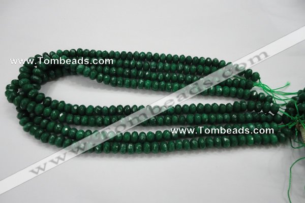 CCN1596 15.5 inches 5*8mm faceted rondelle candy jade beads