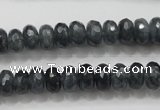 CCN1601 15.5 inches 6*10mm faceted rondelle candy jade beads