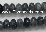 CCN1602 15.5 inches 8*12mm faceted rondelle candy jade beads