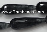 CCN1614 15.5 inches 14*40mm faceted teardrop candy jade beads