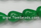 CCN1663 15.5 inches 13*18mm teardrop candy jade beads wholesale