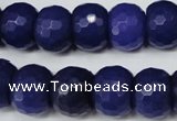 CCN173 15.5 inches 12*16mm faceted rondelle candy jade beads