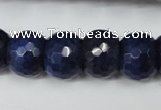 CCN174 15.5 inches 12*16mm faceted rondelle candy jade beads