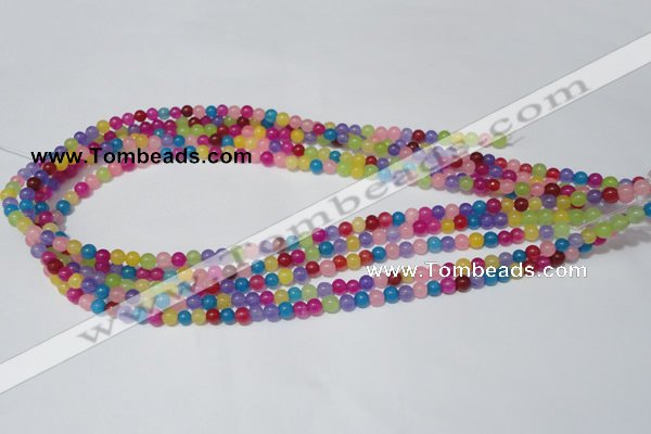 CCN18 15.5 inches 4mm round candy jade beads wholesale