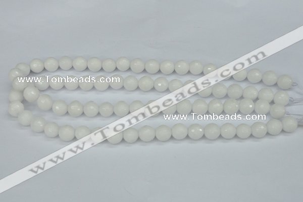 CCN1803 15 inches 10mm faceted round candy jade beads wholesale