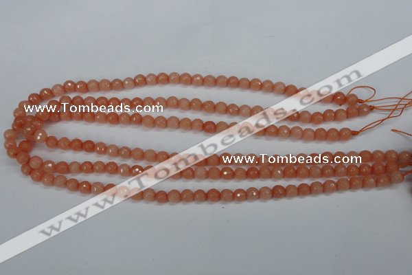 CCN1810 15 inches 4mm faceted round candy jade beads wholesale