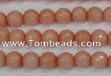 CCN1812 15 inches 8mm faceted round candy jade beads wholesale